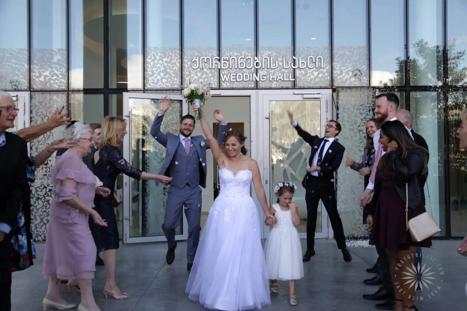 a great new Zeland group at the wedding in Tbilisi