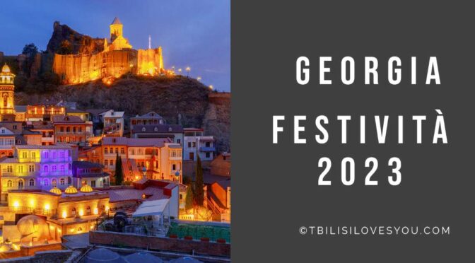 Festività 2023 in Georgia